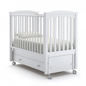 Кровать Nuovita Perla solo swing с маятником и ящиком