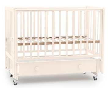 Детская кровать Woodix Colibri Go (маятник, ящик, колеса, автостенка) 