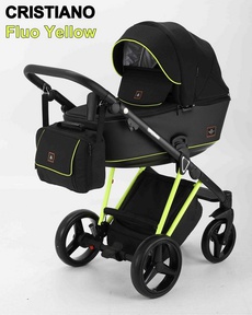 Коляска Adamex Cristiano Fluo 2 в 1