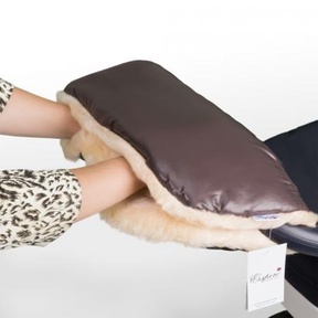 Муфта для рук на коляску Esspero Diaz (натуральная шерсть)