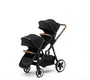 Коляска 2 в 1 BabyZz Dynasty (одна люлька и один прогулочный блок) 