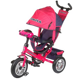 Детский трехколесный велосипед Formula 3 с надувными колесами