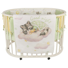 Комплект в кроватку Альма-няня ДОБРОЙ НОЧИ 6 предм. 