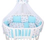 Комплект AmaroBaby Premium в кроватку 18 предметов (6+12 подушек-бортиков) разные расцветки