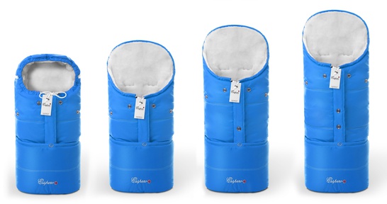 Конверт в коляску Esspero Transformer White (натуральная 100% шерсть)