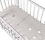Кровать Indigo Bella 120х60 см с продольным маятником и колесами