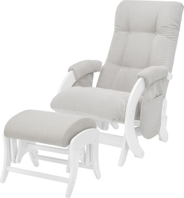 Кресло для кормления Milli Smile с пуфом