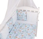 Комплект AmaroBaby Premium в кроватку 18 предметов (6+12 подушек-бортиков) разные расцветки