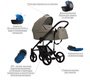 Детская коляска Bebetto MAGNUM LIGHT PRO 3в1 кожа 