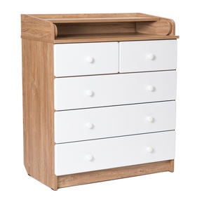 Пеленальный комод BEBIZARO WAXED FIVE