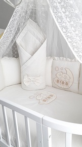 Бортики в круглую и овальную кроватку Ecoline ДИАНА