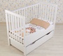 Кровать Polini kids Simple 310-03 (на ножках, выкатной ящик, доп бортик)