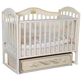 Кровать Кедр Emily 2 с маятником и ящиком 