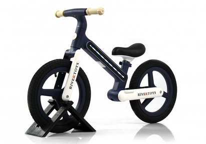 Детский беговел Rivertoys HB-003 (надувные колеса, LED подсветка)