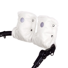 Теплые варежки на коляску 