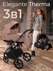 Детская коляска Sweet baby Elegante Therma SBL 3в1