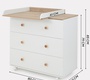 Комод RANT ELSA 80 см 3 ящика (арт.121)