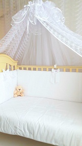 Набор в кроватку Ecoline Odelis с прямоугольными бортиками