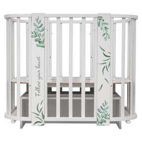 Детская кровать Indigo Green Line 5 в 1 с поперечным маятником