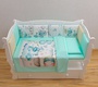 Комплект в кроватку Amarobaby 17 предметов (5+12 подушек-бортиков) 