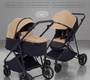 Коляска RANT basic VENTURA 2в1 RA165 двойной капюшон