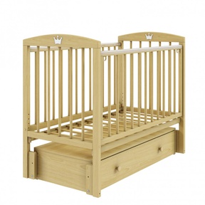 Кроватка Malika LILU-6 универсальный маятник с ящиком