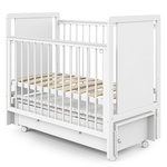 Детская кровать Indigo Classic маятник+колеса, ящик