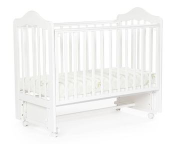 Детская кровать ВЕДРУСС СЛАВИЯ 3 маятник, колеса, автостенка