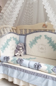Бортики в кроватку для новорожденных Ecoline Angelica