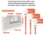 Кровать -трансформер Polini kids Simple 1100 