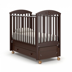 Детская кровать Гандылян Марсель (колеса, продольный маятник)