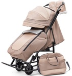 Санки-коляска Pikate Deluxe (эко кожа) 