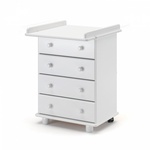 Детский комод Гандылян Аистенок mini со съемным пеленальным столиком