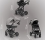 Детская коляска Bubago Pellegrino 3в1