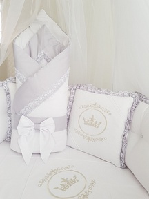 Конверт одеяло на выписку Ecoline Amanda (3 предмета)