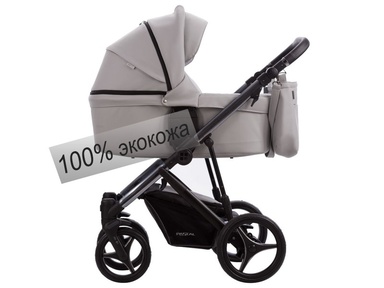 Коляска Bebetto Pascal Premium Class (100% экокожа) 2 в 1