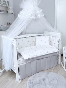 Комплект белья в кроватку Lepre Animals New 6 предметов 