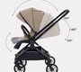Коляска Rant Vector 2в1 перекидная ручка, умные колеса
