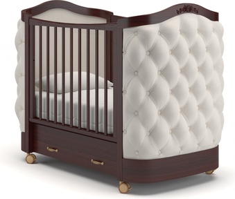 Детская кровать Гандылян Тиффани (пуговицы, колеса)