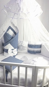 Бортики в кроватку Ecoline ЖЕМЧУЖИНА (10 предметов) 