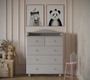 Комод Incanto NUVOLLA LUX 800/5 с откидным пеленальным столиком