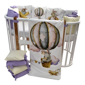 Комплект в кроватку Альма-Няня ПЕРВЕНЕЦ (6 предметов)