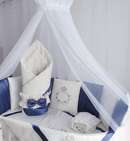 Набор в кроватку Ecoline Paula (19 предметов)