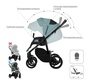 Детская коляска Bebetto Murano Tex 3 в 1