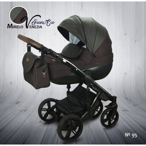 Детская коляска Mirelo Venezia Jeans/Eco 3 в 1 с автокреслом 