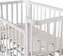 Кровать Indigo Bella 120х60 см с продольным маятником и колесами