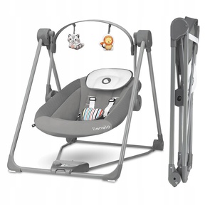 Электрокачели Lionelo Otto с компактным сложением