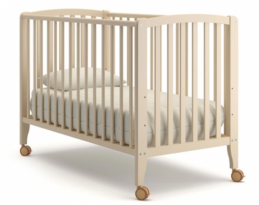 Детская кровать Angela Bella Бьянка на колесах 