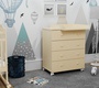 Комод Mika Eva 800/4 со съемным пеленальным столиком