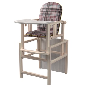 Стул-трансформер для кормления ГНОМ с регулируемой спинкой 